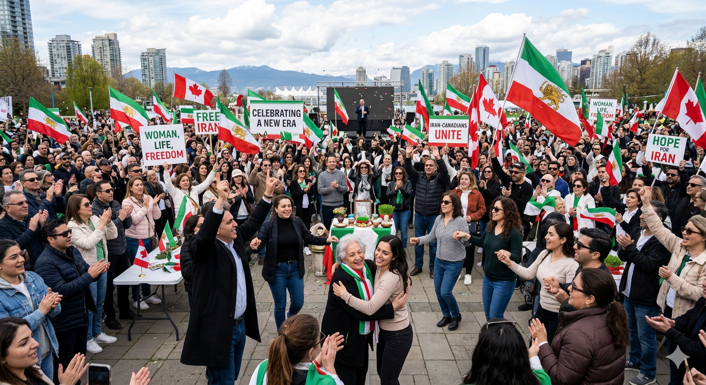 Jubilation and Hope: Iranian-Canadians Rally Following Major Shift in Iran