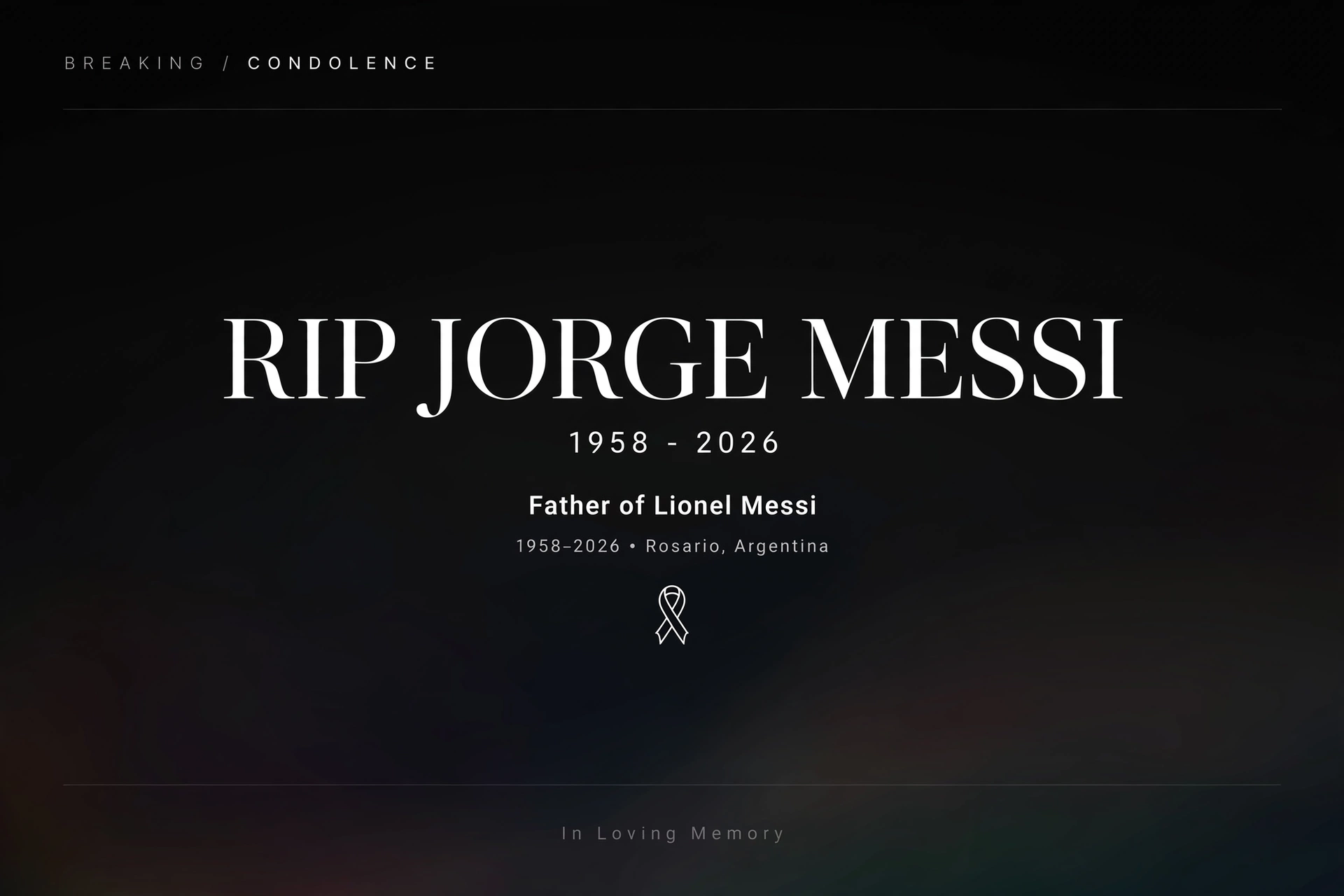 The Father Behind the Legend: Jorge Messi’s Journey With Lionel Messi Ends in Heartbreaking Loss