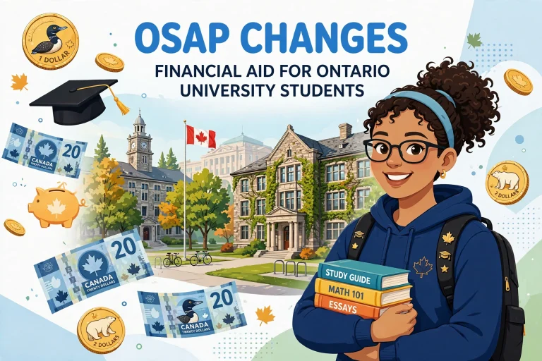 There are important OSAP changes affecting Ontario university students